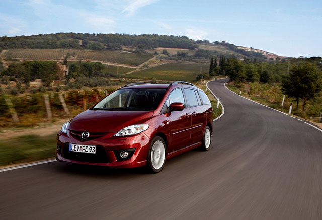 Mazda 5, pregled napak, težav okvar in vpoklicev
